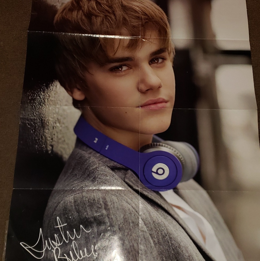 Old justin bieber poster's
